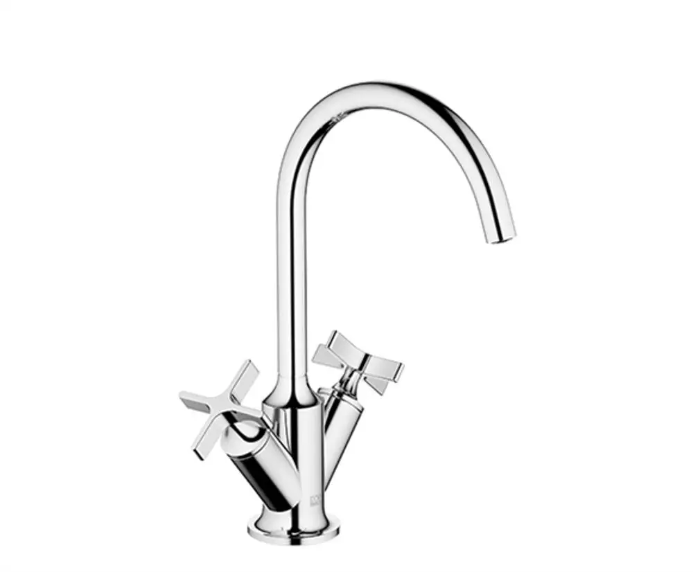 DORNBRACHT Waschtisch-Einlochbatterie mit Ablaufgarnitur VAIA 22513809 Platin, 22513809-08 Galeriebild 1